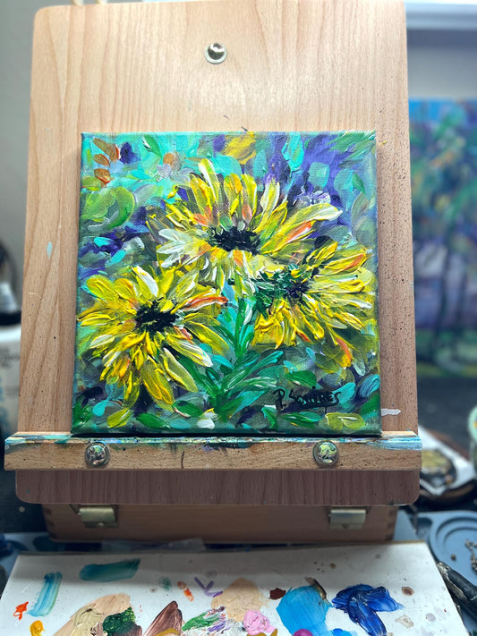 Sunflowers – Original Painting by Pamela Squires