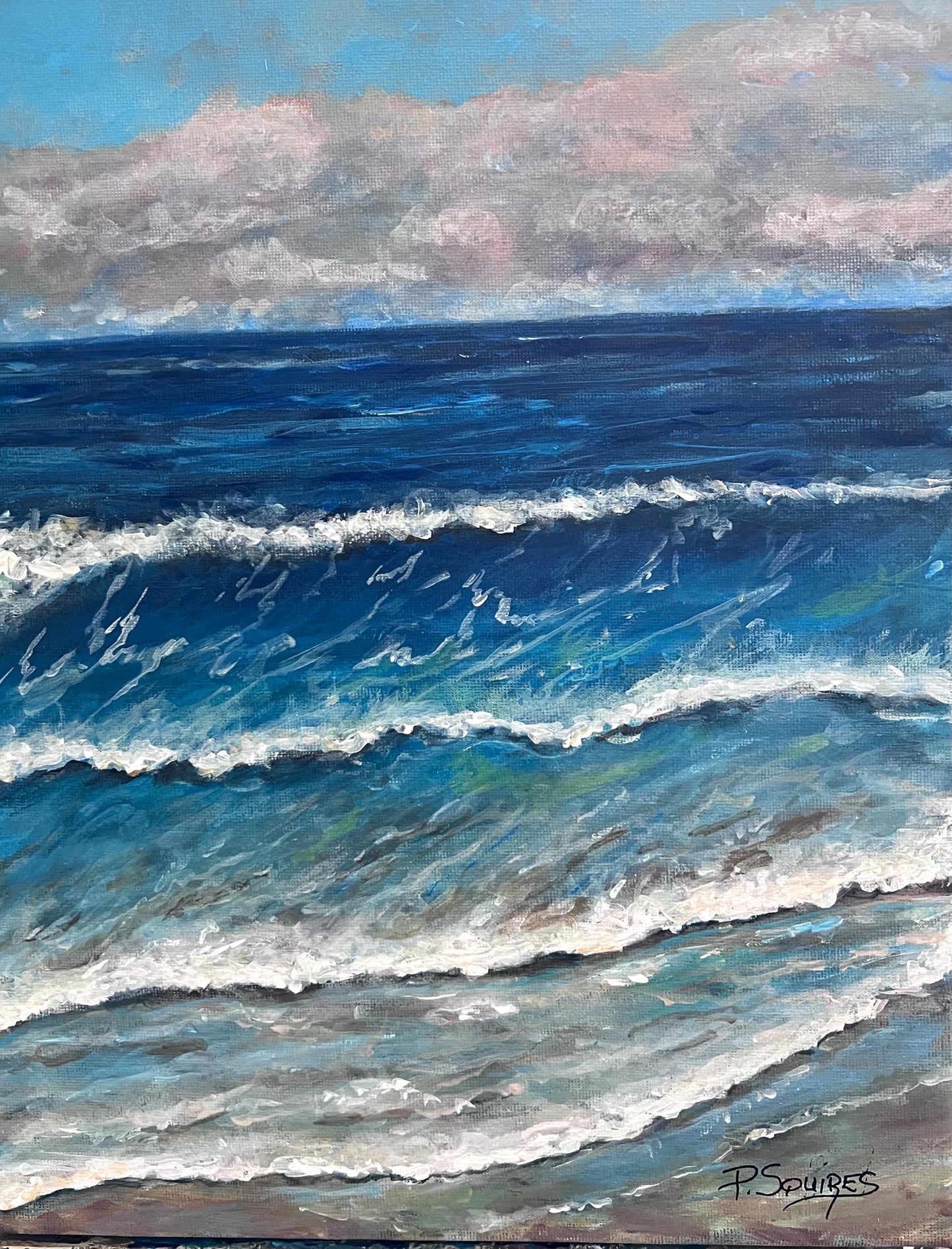 Sea Breeze Original Painting by Pamela Squires