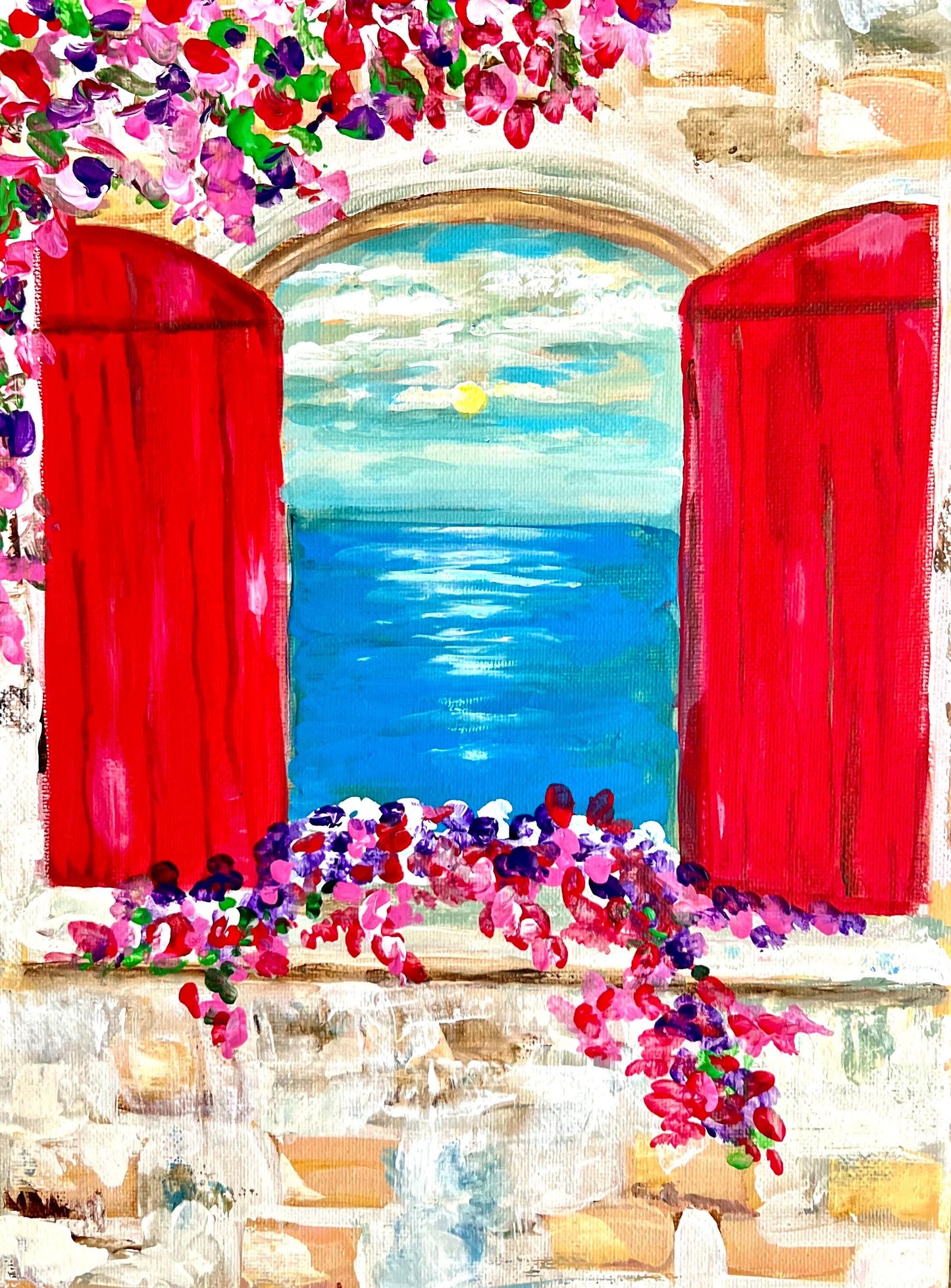 Ocean View by Pamela Squires Original Acrylic
