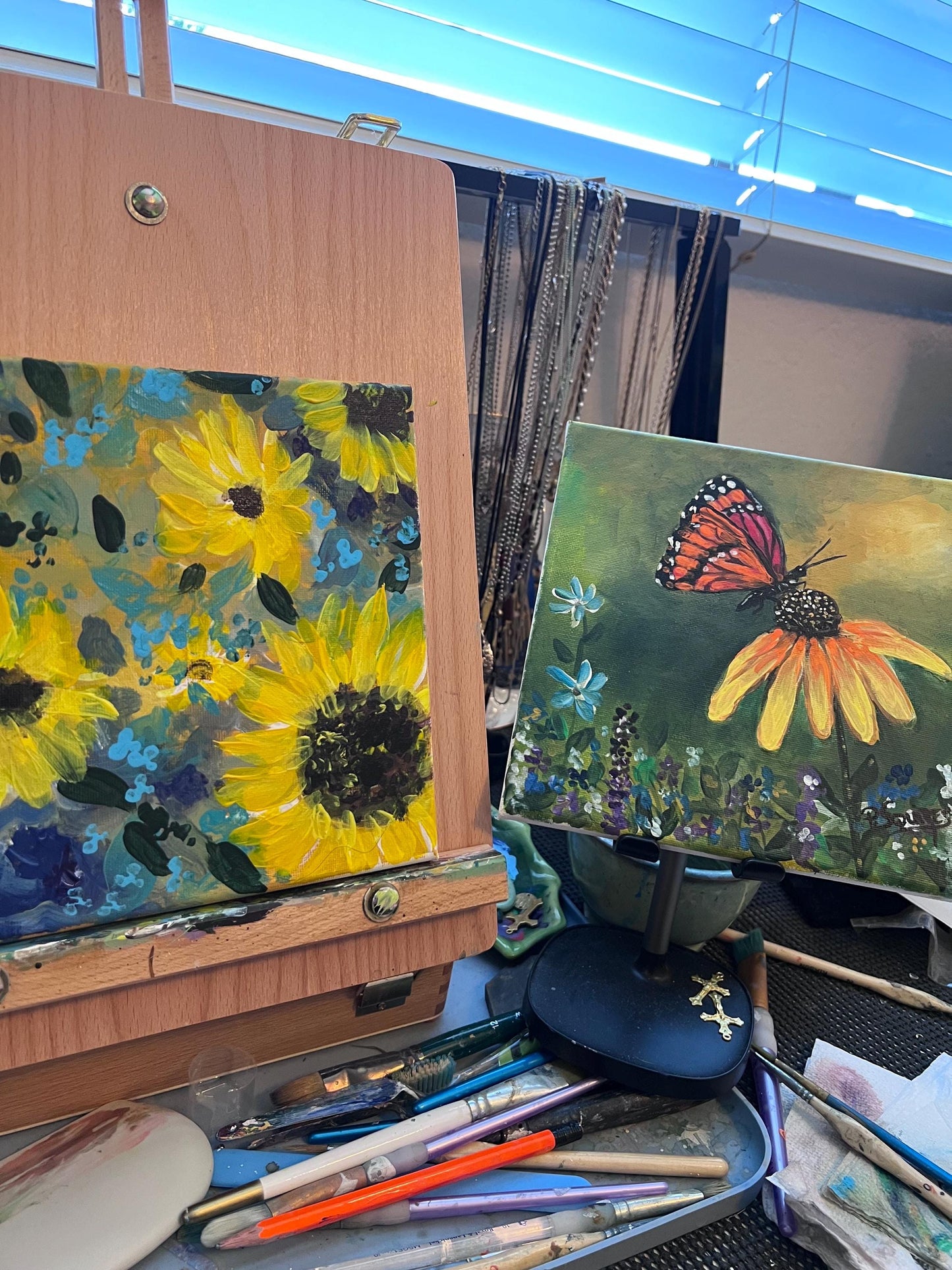 Sunflowers – Original Painting by Pamela Squires