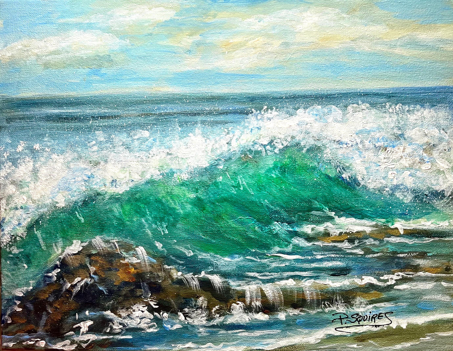 Rogue Original Acrylic by Pamela Squires