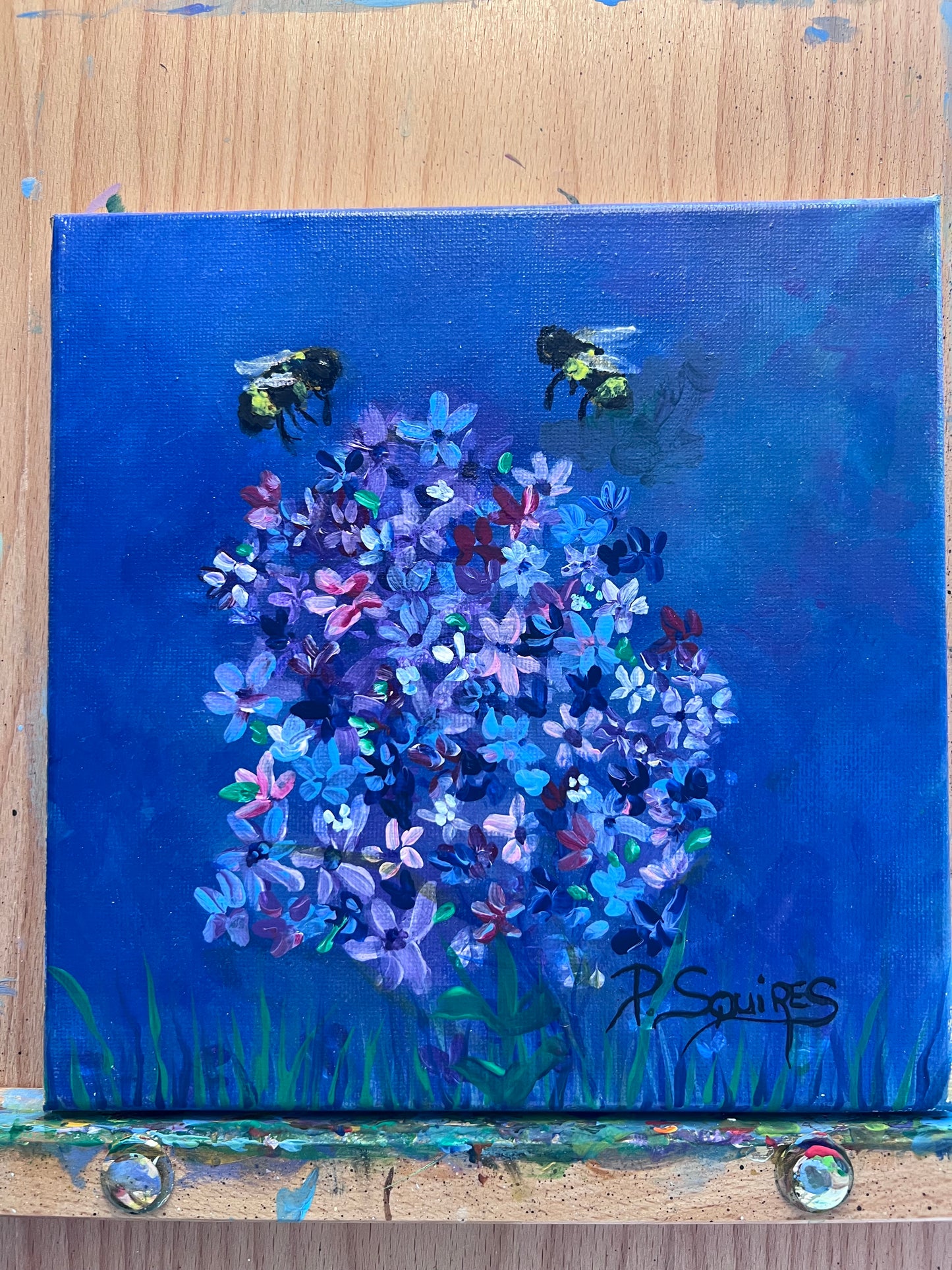 Save The Bees – Original Painting by Pamela Squires