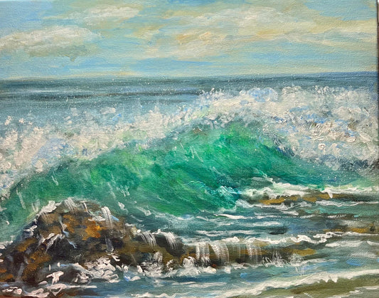 Rogue Original Acrylic by Pamela Squires