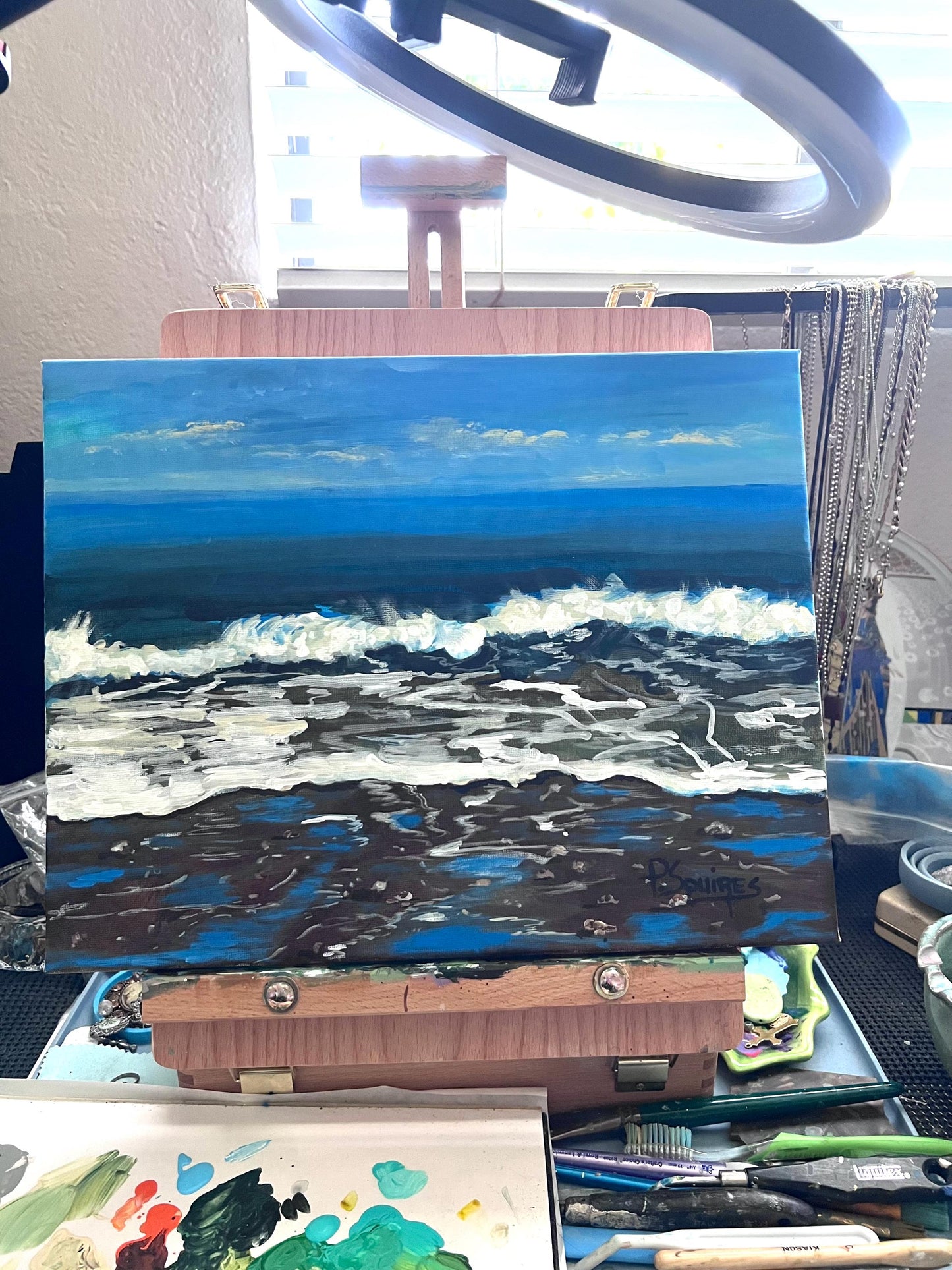 Low Tide Original Painting by Pamela Squires