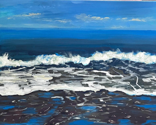 Low Tide Original Painting by Pamela Squires
