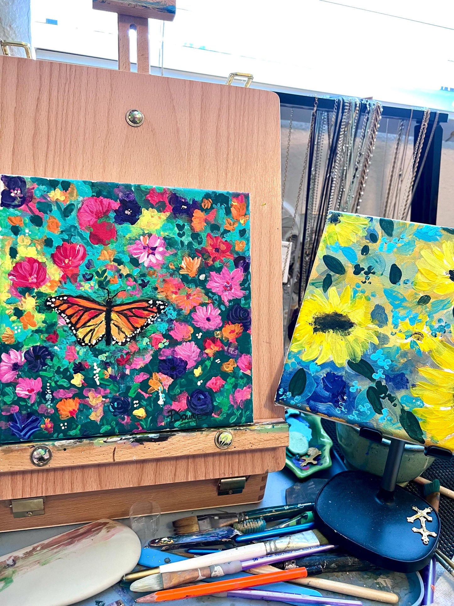 Monarch Butterfly – Original Painting by Pamela Squires