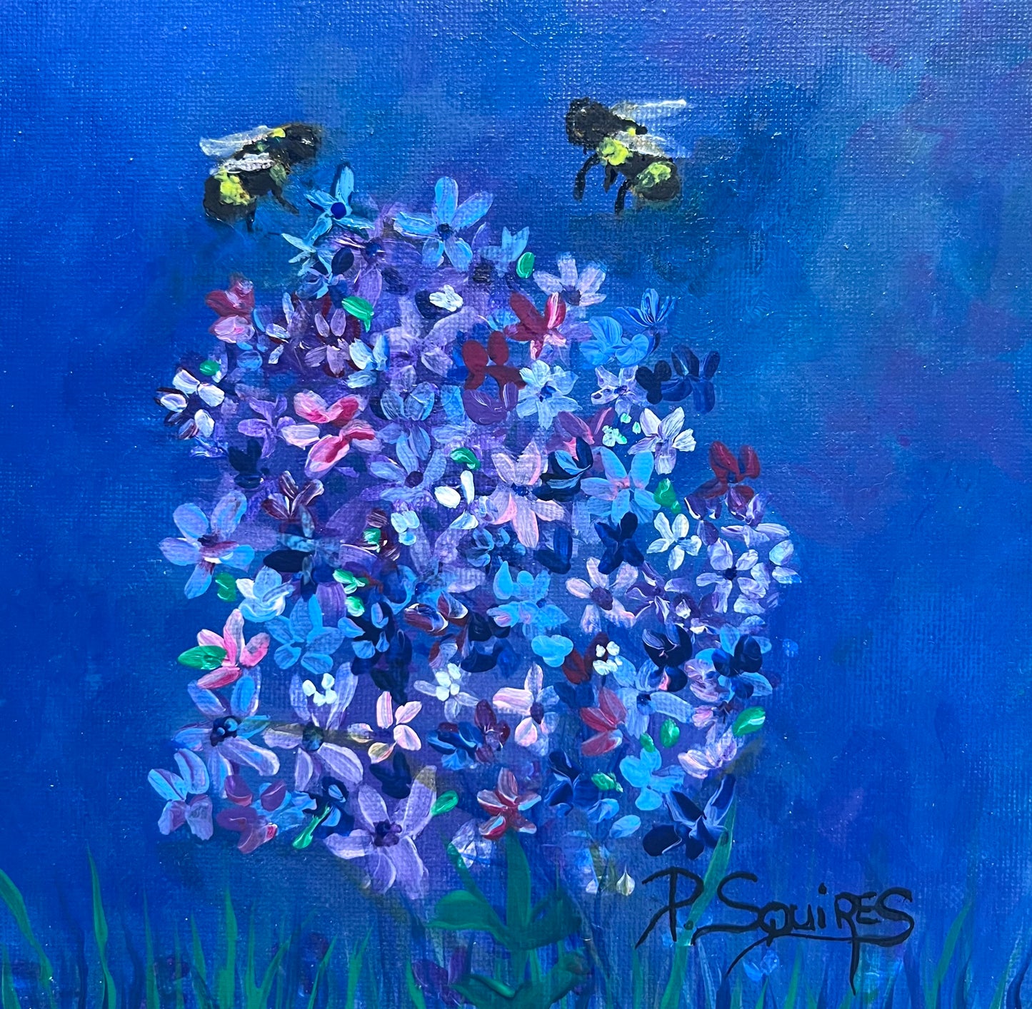 Save The Bees – Original Painting by Pamela Squires