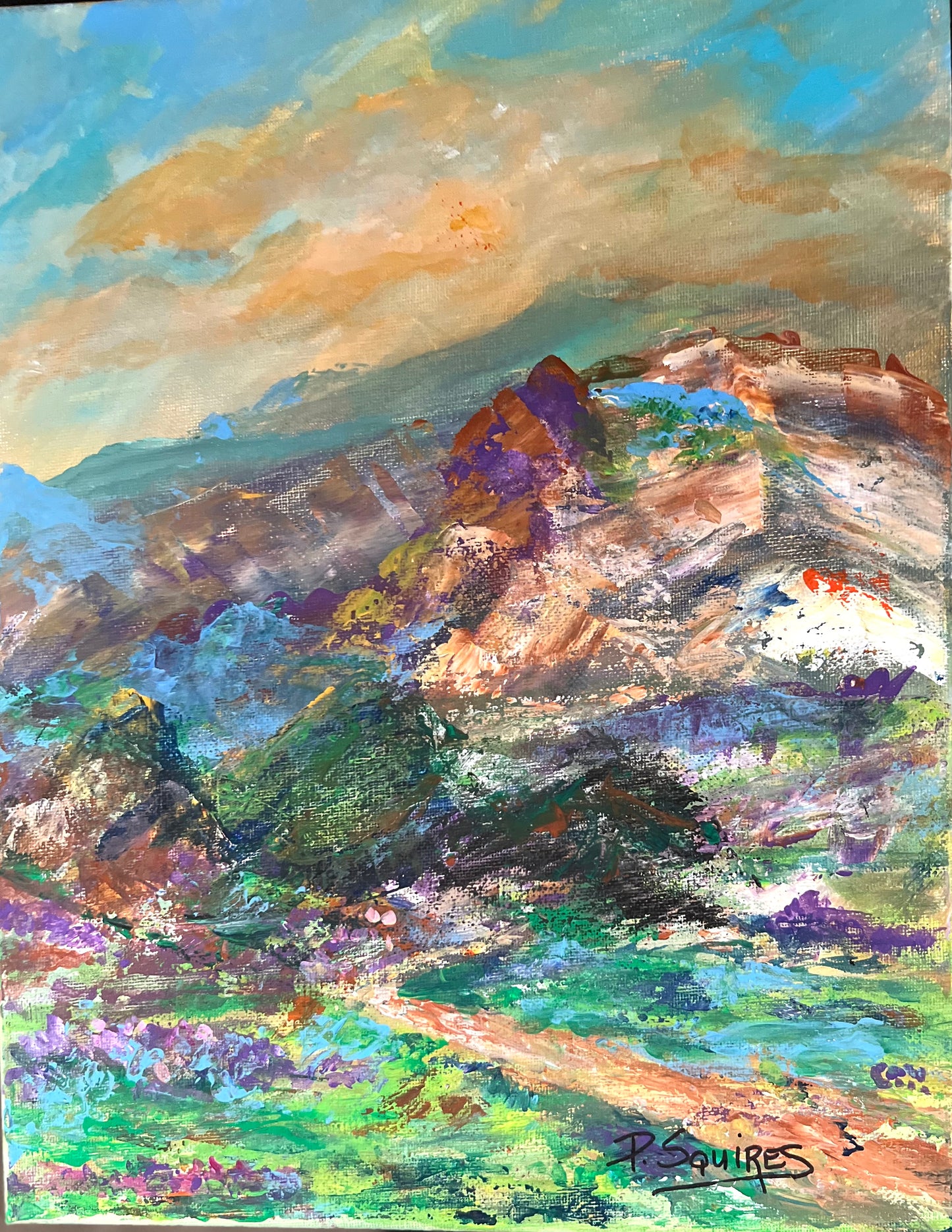 The Journey Original Painting by Pamela Squires