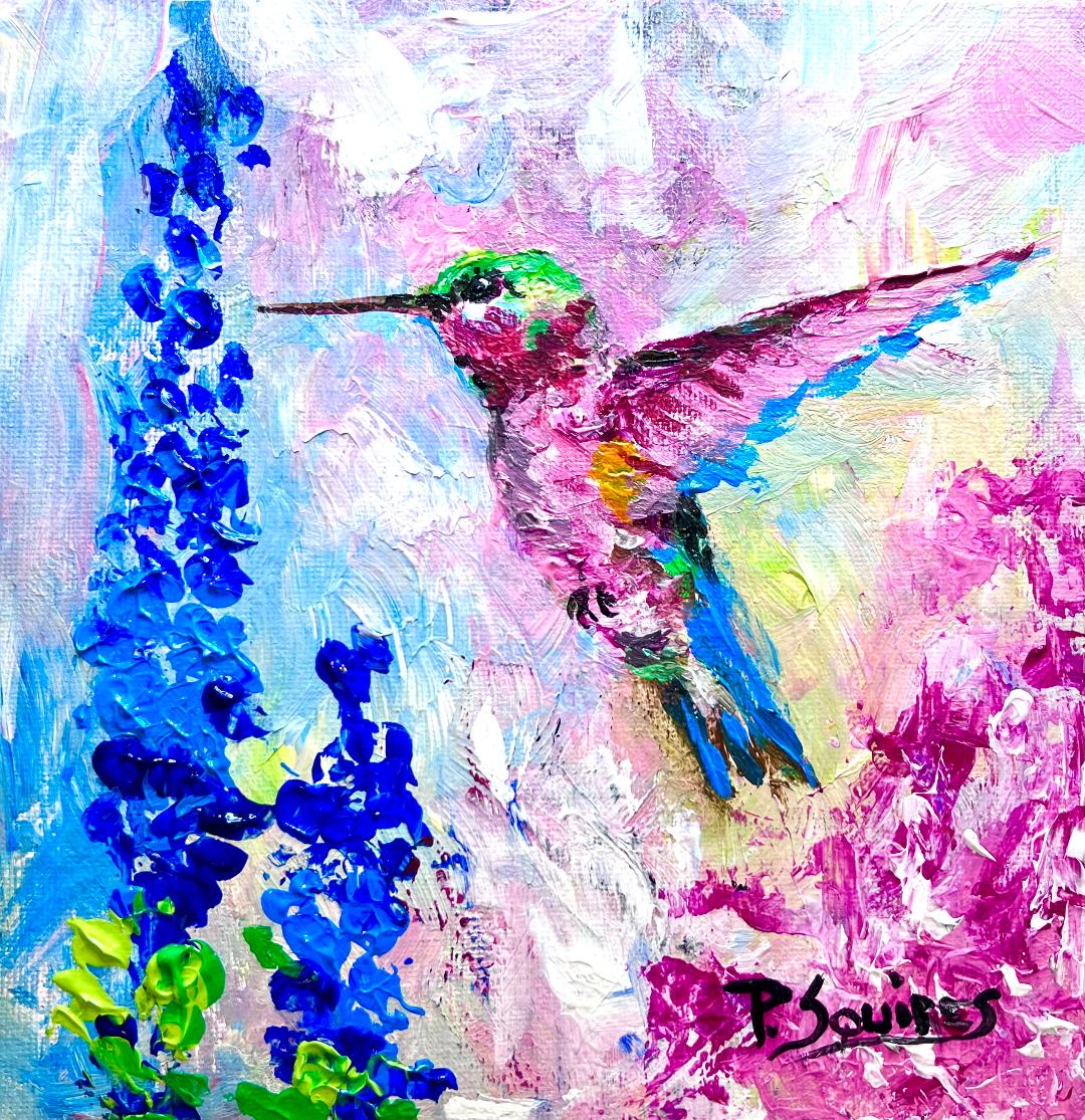 Joy Takes Flight 8x8 inch Acrylic