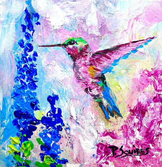 Joy Takes Flight 8x8 inch Acrylic