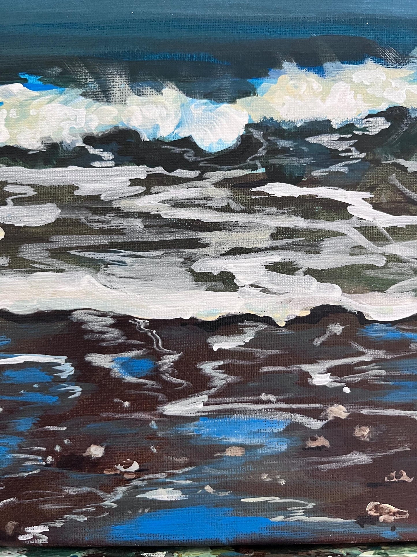 Low Tide Original Painting by Pamela Squires