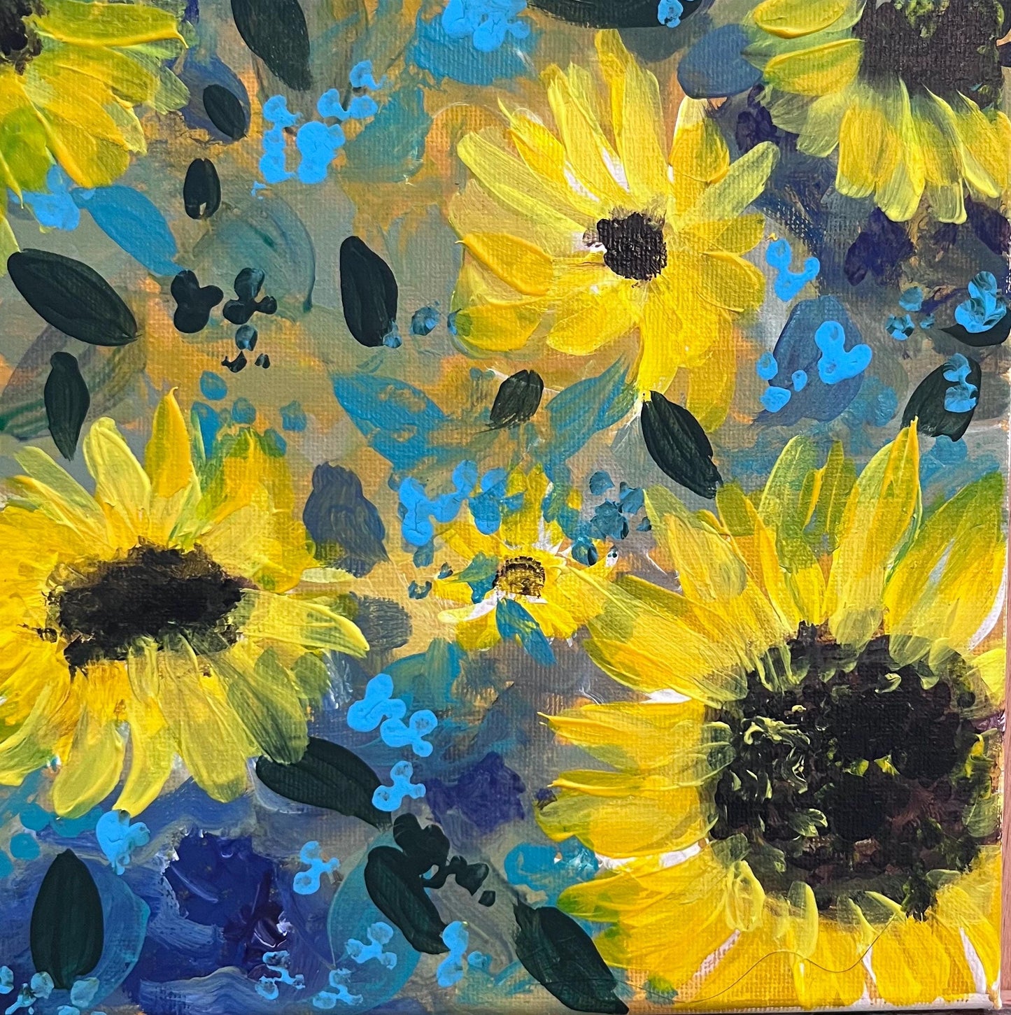 Sunflowers – Original Painting by Pamela Squires