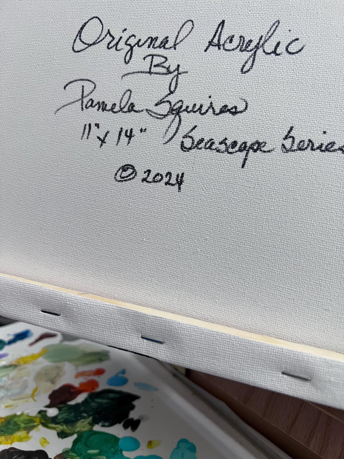 Low Tide Original Painting by Pamela Squires