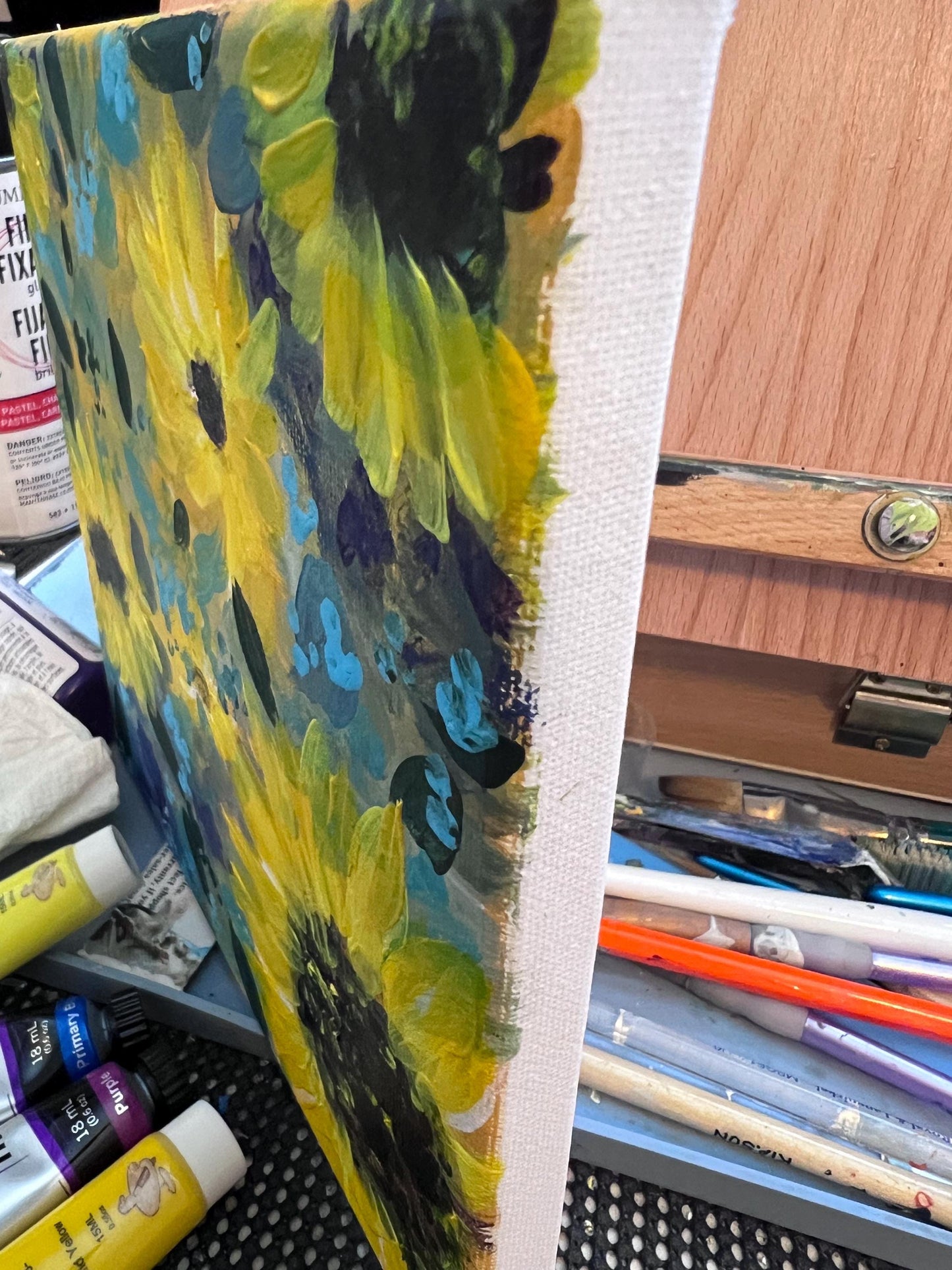 Sunflowers – Original Painting by Pamela Squires